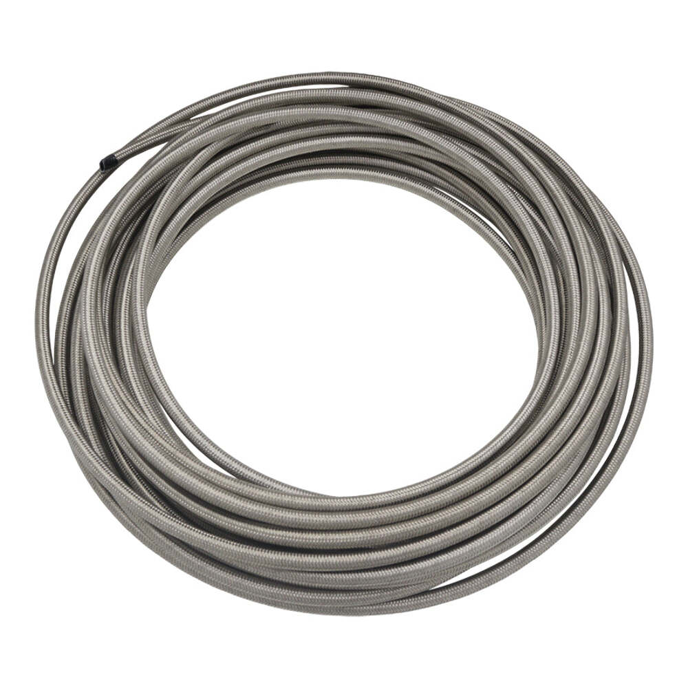 DeatschWerks 50 ft, 8AN SS Double Braided CPE Hose 6-02-0813-50