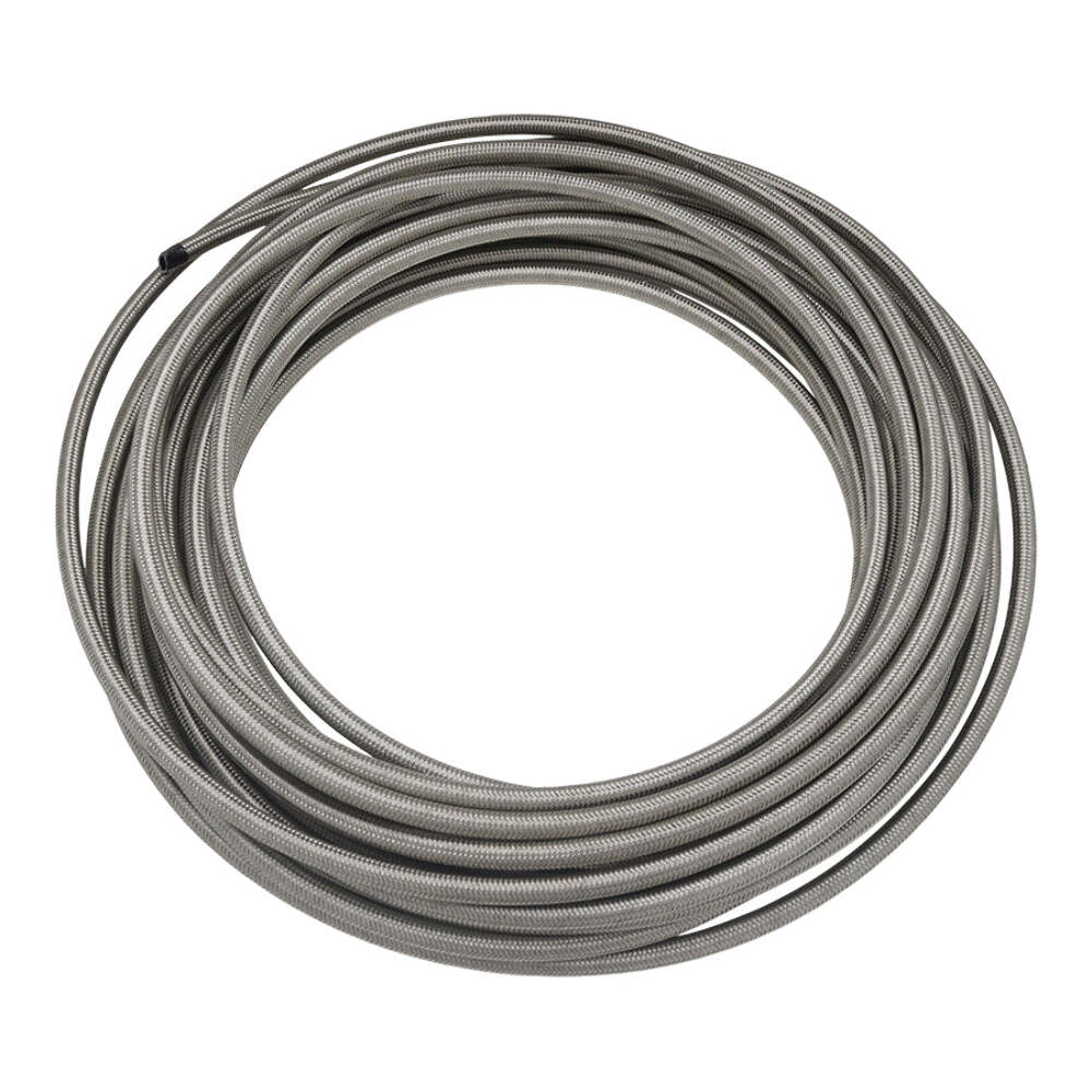 DeatschWerks 50 ft, 6AN SS Double Braided PTFE Hose 6-02-0861-50