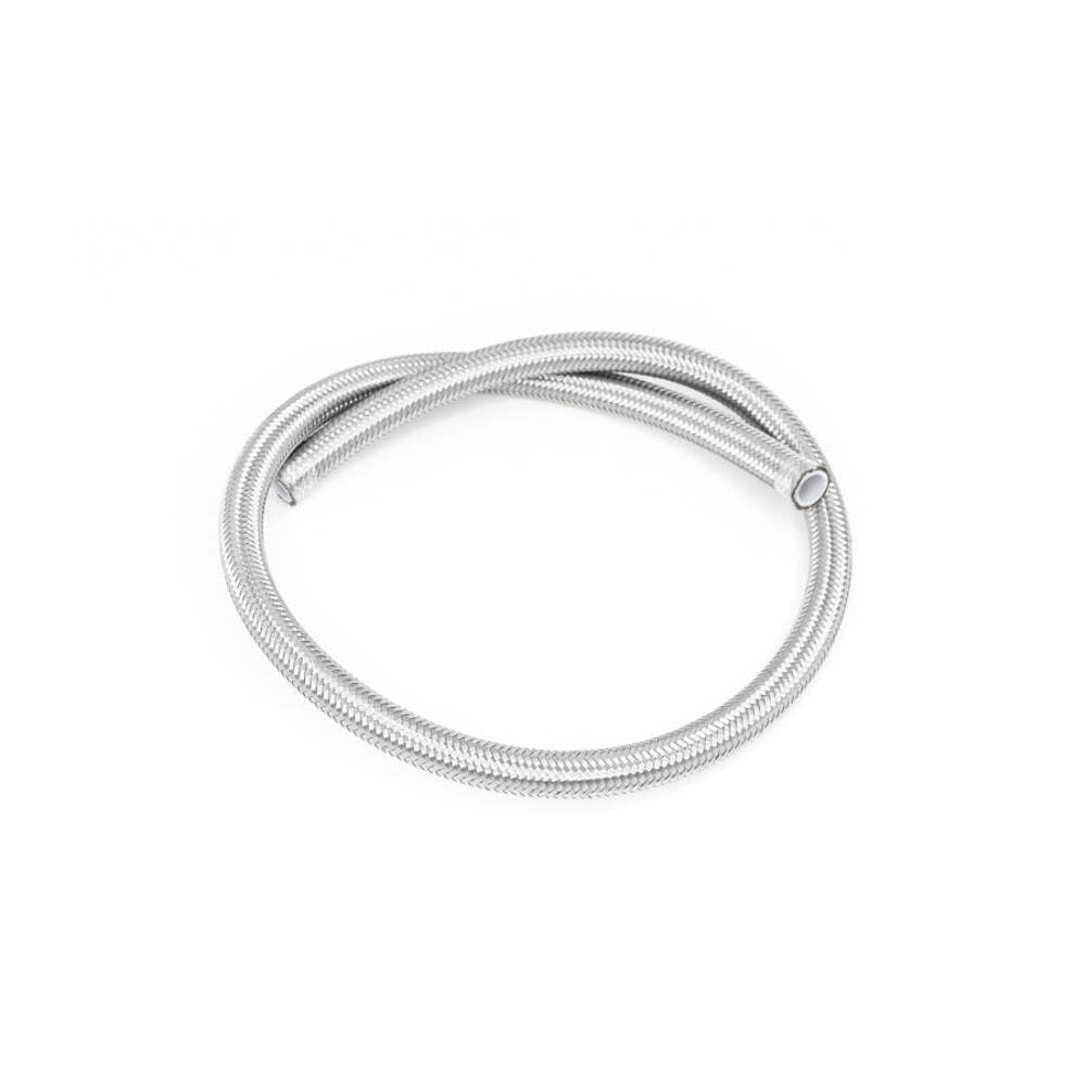 DeatschWerks 3 ft, 8AN SS Double Braided PTFE Hose 6-02-0862-3