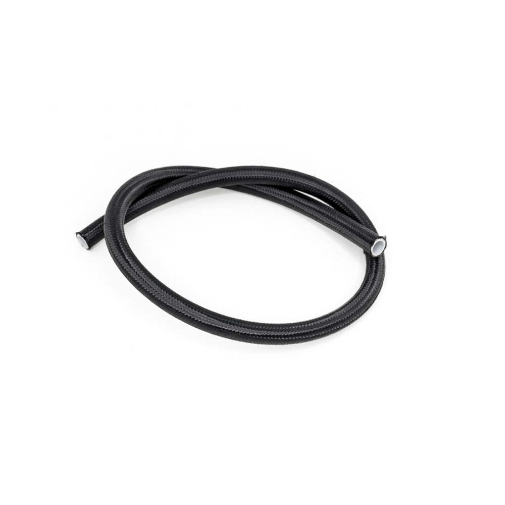 DeatschWerks 3 ft, 8AN Black Nylon Braided PTFE Hose 6-02-0865-3