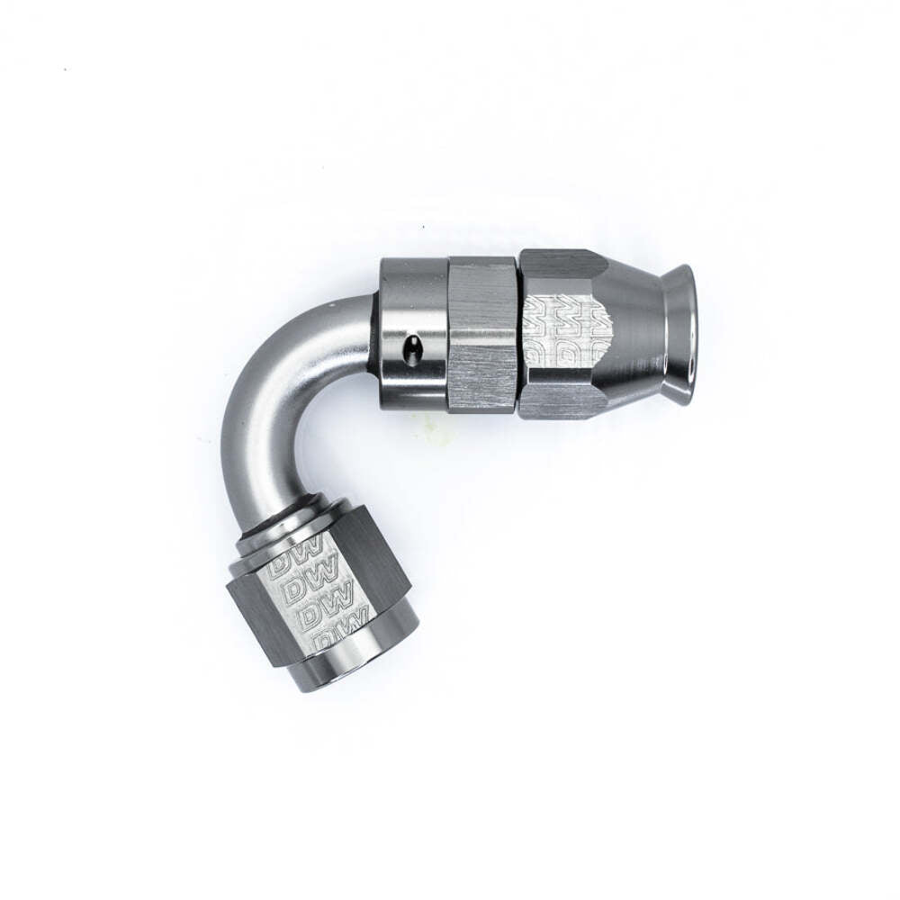 DeatschWerks 120-Deg. 6AN Swivel PTFE Hose End 6-02-0872