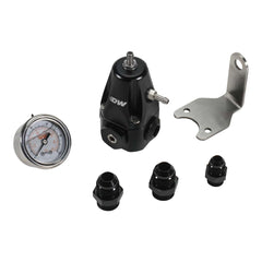 DeatschWerks DWR1000 AFPR + pressure gauge + 8AN & 6AN fittings 6-1000-FRB-86