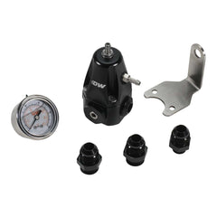 DeatschWerks DWR1000 AFPR + pressure gauge + 8AN fittings 6-1000-FRB-88