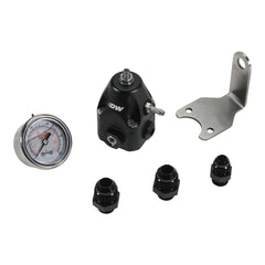 DeatschWerks DWR1000c AFPR + pressure gauge + 6AN & 8AN fittings 6-1002-FRB-86