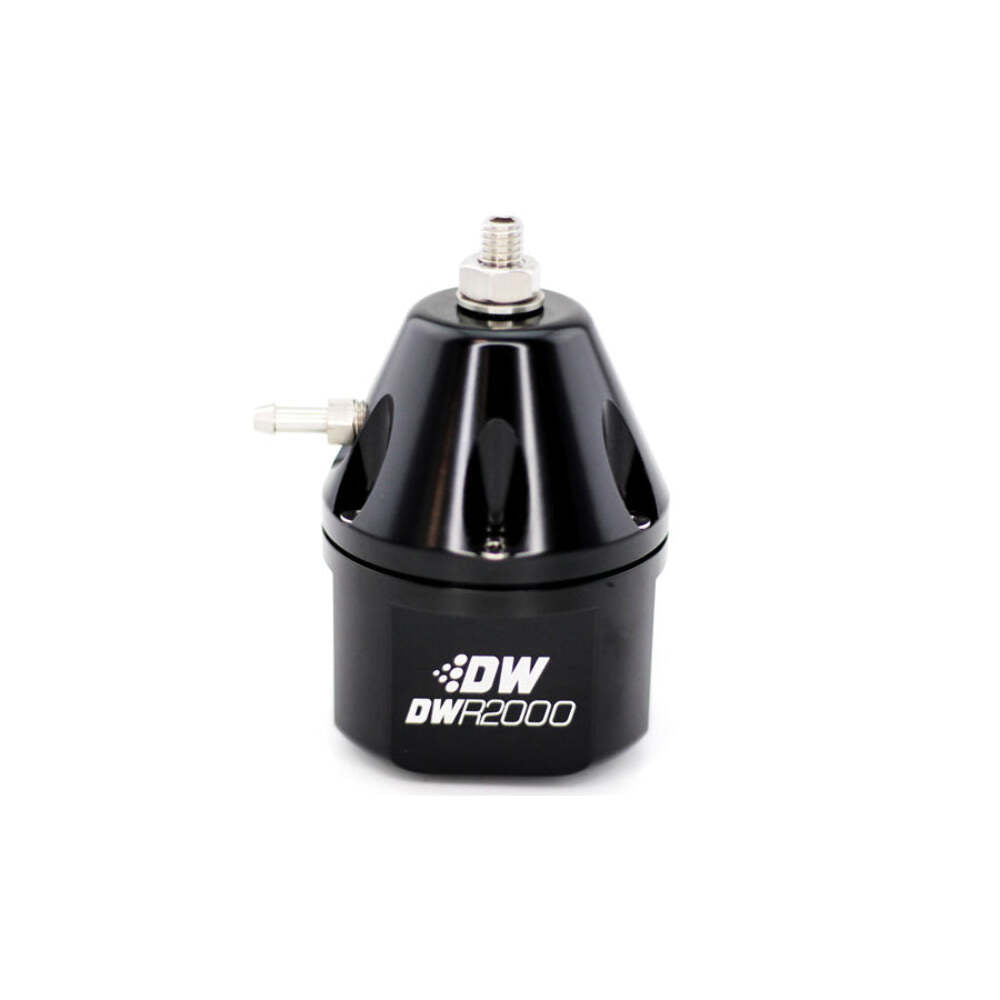 DeatschWerks DWR2000 Adjustable fuel pressure regulator - Black 6-2000-FRB