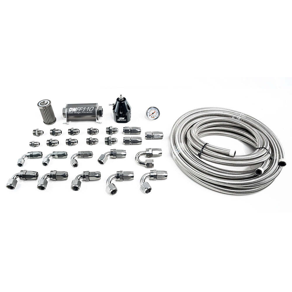DeatschWerks X2 Series Pump Module -8AN CPE Plumbing Kit for 2011-19 Ford Mustang 6-603