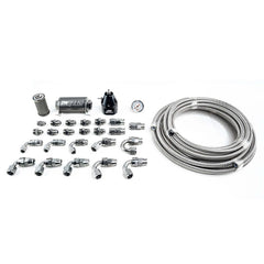 DeatschWerks X2 Series Pump Module 10AN PTFE Plumbing Kit for 2011-19 Ford Mustang 6-606