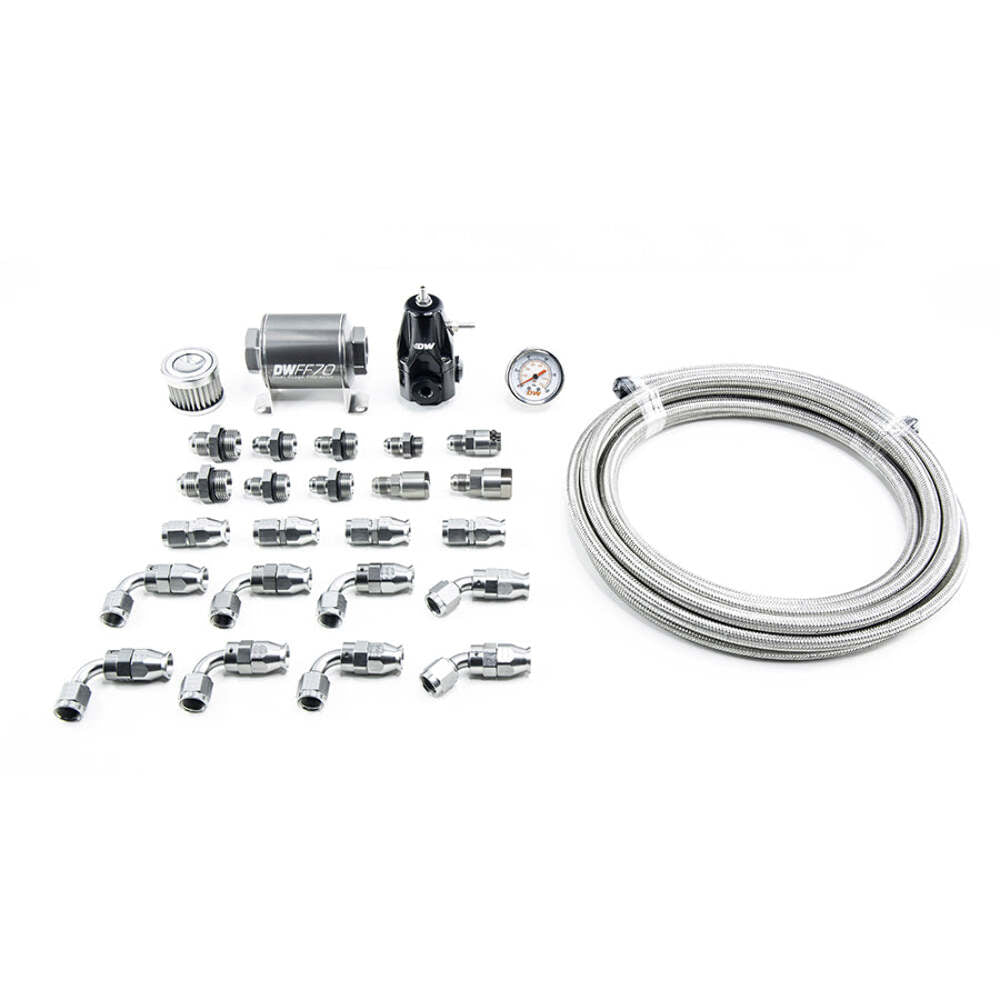 DeatschWerks DW400 Pump Module Return Plumbing Kit SS PTFE for 2001-15 Honda Civic 6-608