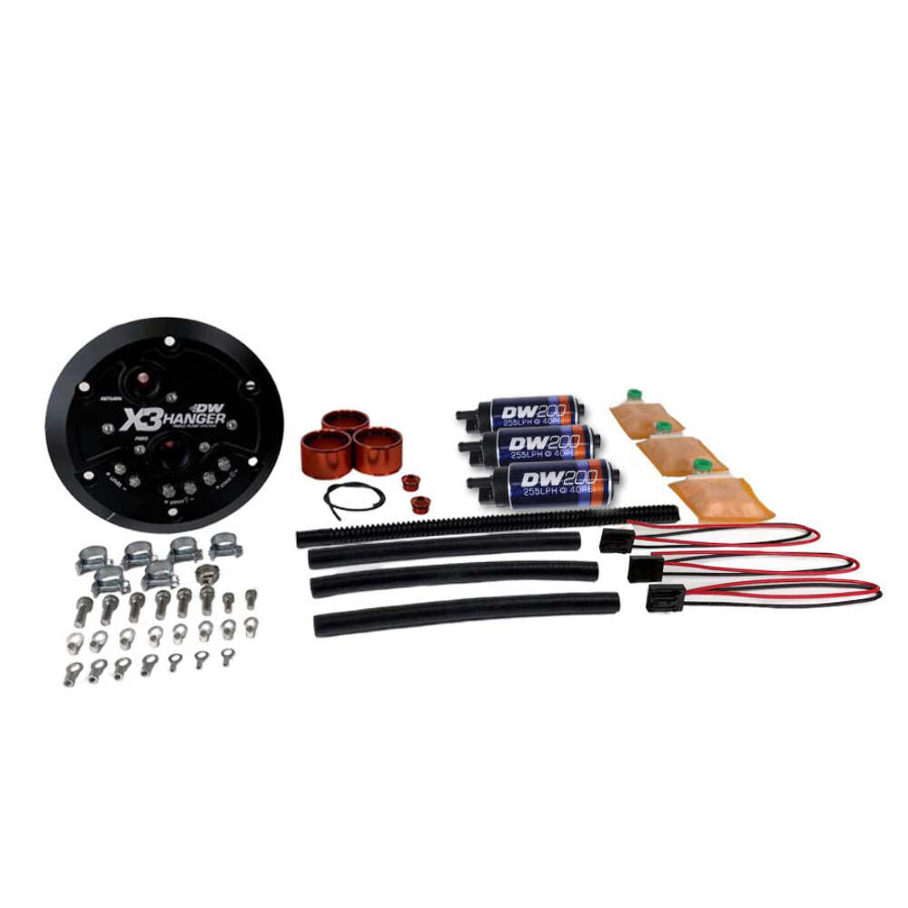 DeatschWerks X3 Fuel Pump Hanger w/DW200 Fuel pumps for F-150 Lightning 9-201-7031