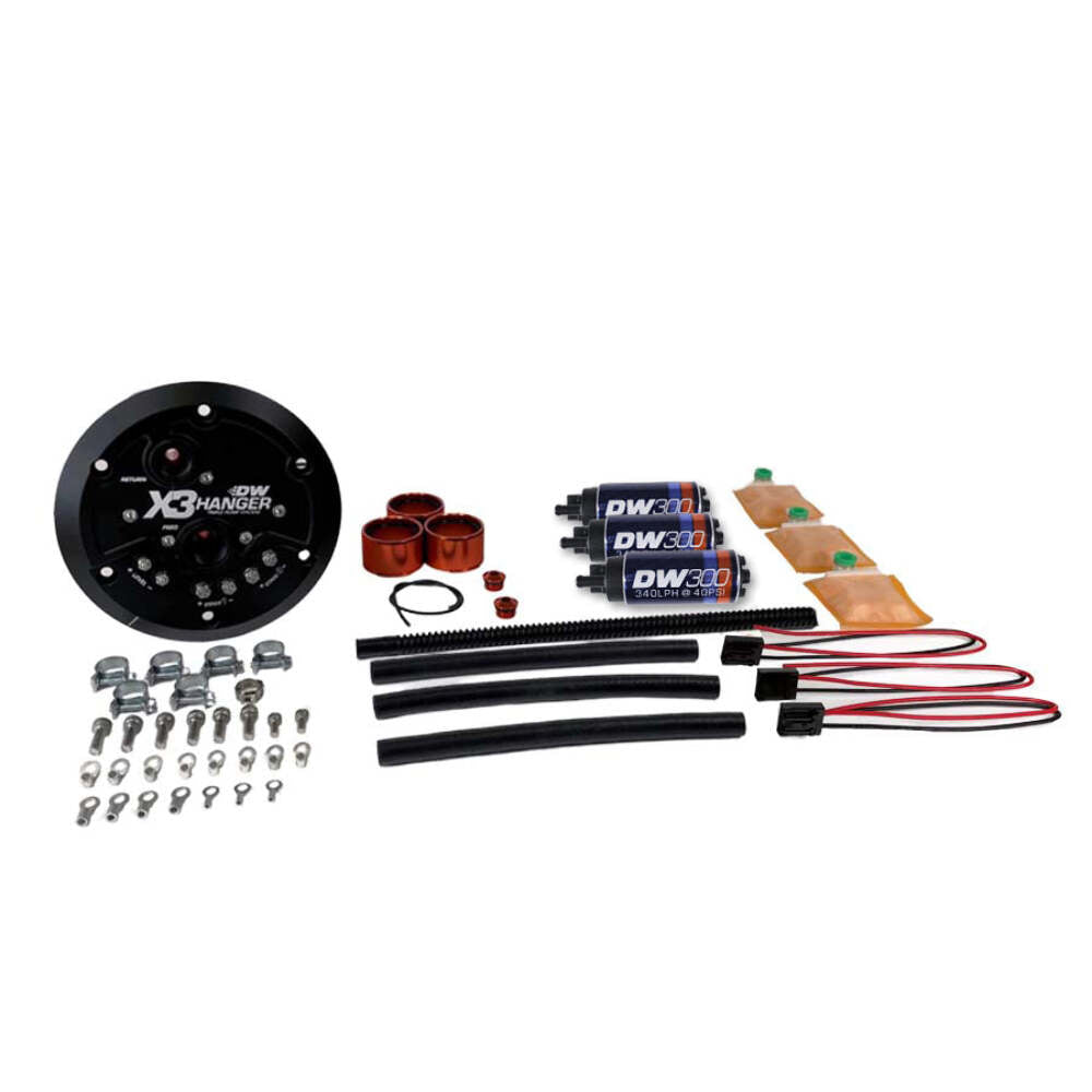 DeatschWerks X3 Fuel Pump Hanger w/DW300 Fuel pumps for F-150 Lightning 9-301-7031