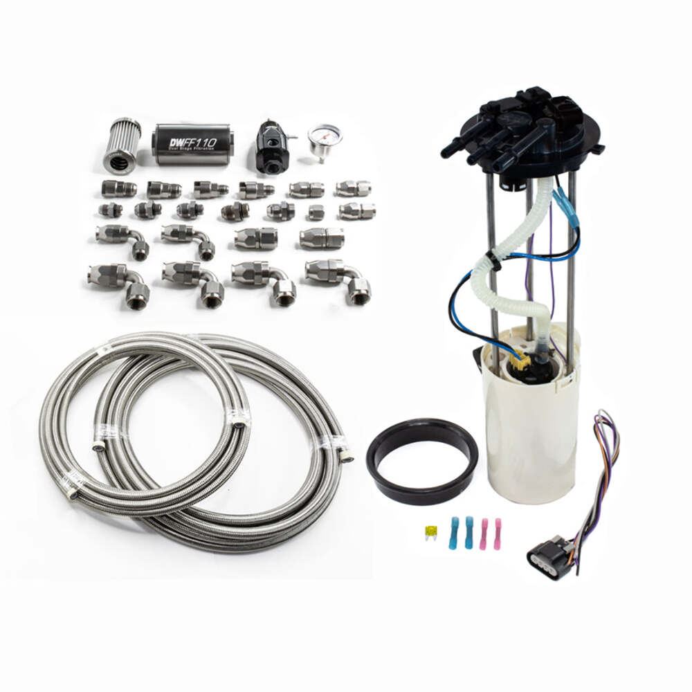 DeatschWerks DW400 Fuel pump module with PTFE return kit for early GMT800 Truck 9-401-603-7011