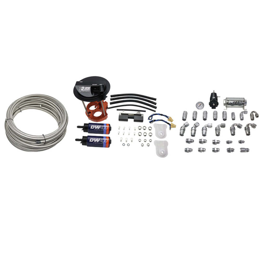 DeatschWerks X2 Fuel Pump Module w/DW400 Fuel pumps and PTFE return kit for 6th Gen Camaro and CTS-V3 9-401-620-7003
