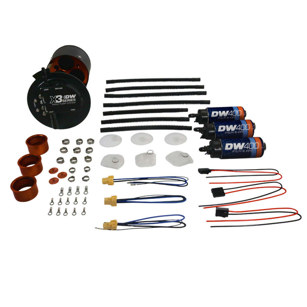 DeatschWerks X3 Fuel Pump Module w/DW400 Fuel pumps for 2015-24 Ford F-150 9-401-7033