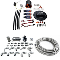 DeatschWerks 1998-2004 Ford Mustang X3 Module + Pumps +Plumbing Kit 9-437-604-7034