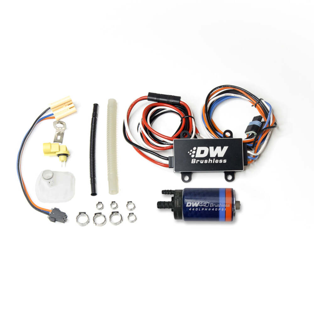 DeatschWerks DW440 Brushless Fuel pump w/2-speed controller for S550/S650 Mustang 9-442-C102-0906