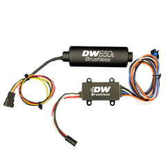 DeatschWerks DW650iL Brushless in-line Fuel pump w/2-speed controller 9-650-C105