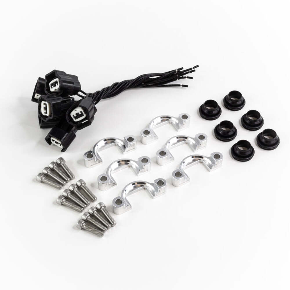 DeatschWerks side feed adaptor kit (6-cyl) P1-P2-6