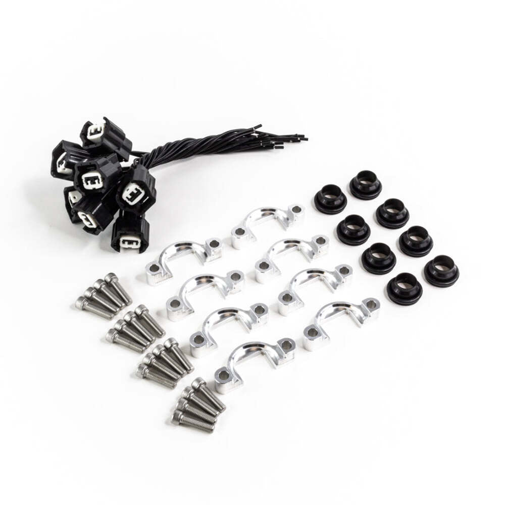 DeatschWerks side feed adaptor kit (8-cyl) P1-P2-8