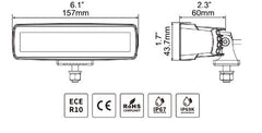 Go Rhino Driving Light Kit 750300621SBS