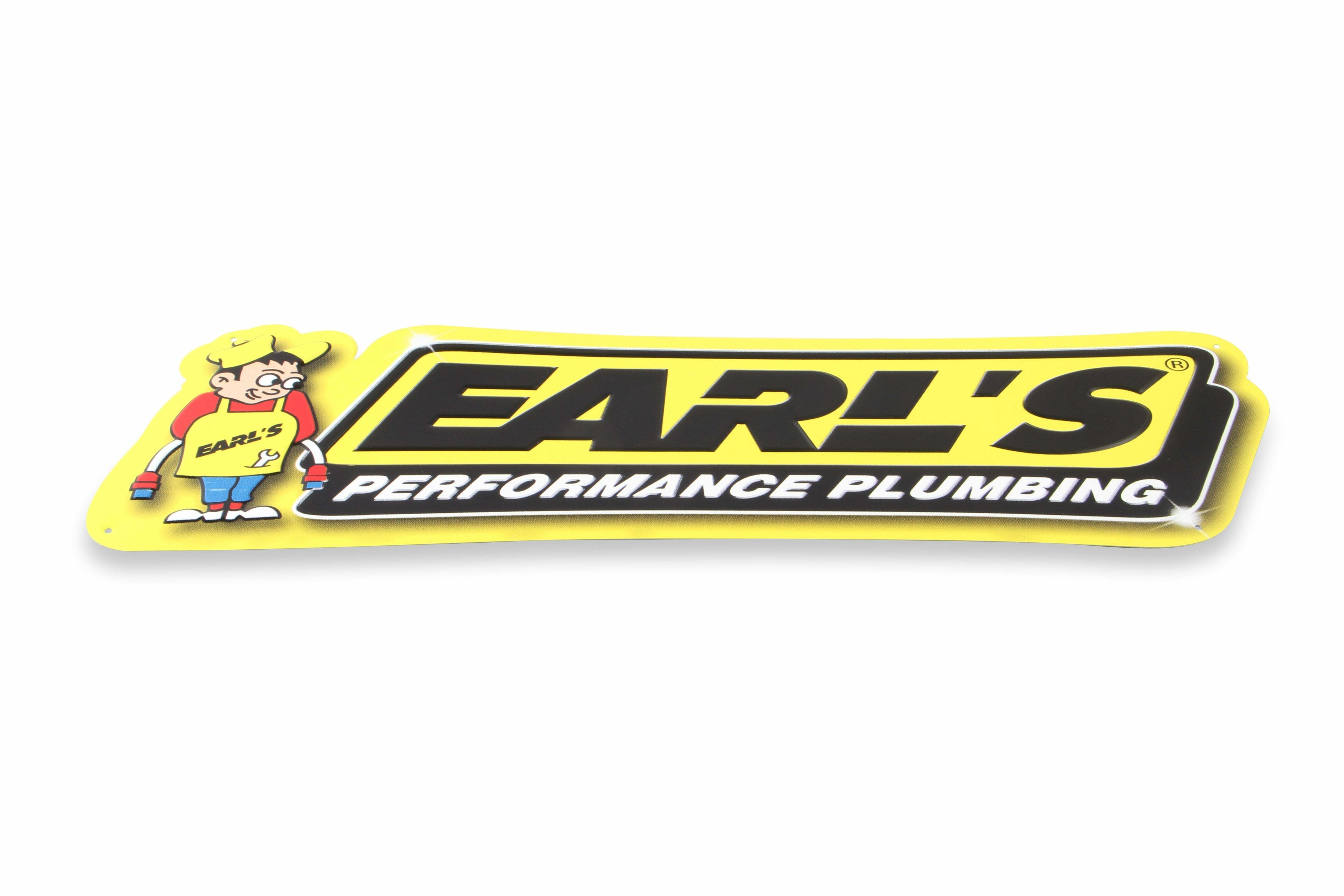 EARL'S METAL TIN SIGN 10000ERL