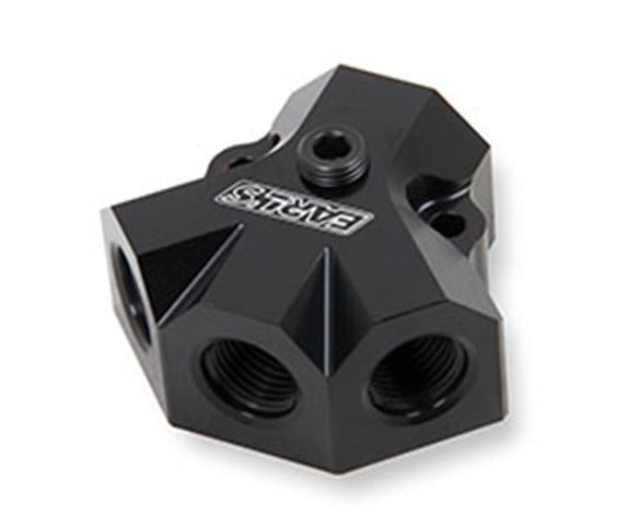 Earl's Performance Plumbing 100168ERL -8 O-RING PORT TO 3 X -6 O-RING PORT