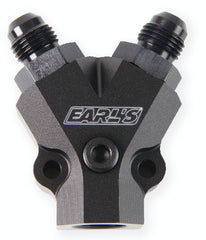 Earl's Performance Plumbing 100181ERL Fuel Dist. Block - 2 Outlet