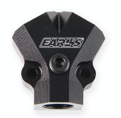 Earl's Performance Plumbing 100184ERL Y Fuel Block 1/2 NPT All