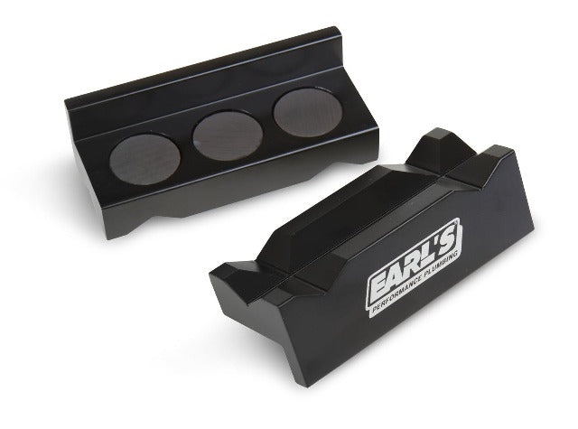 Earl's Performance Plumbing 1004ERL 4 IN. BLACK ALUMINUM VISE JAWS