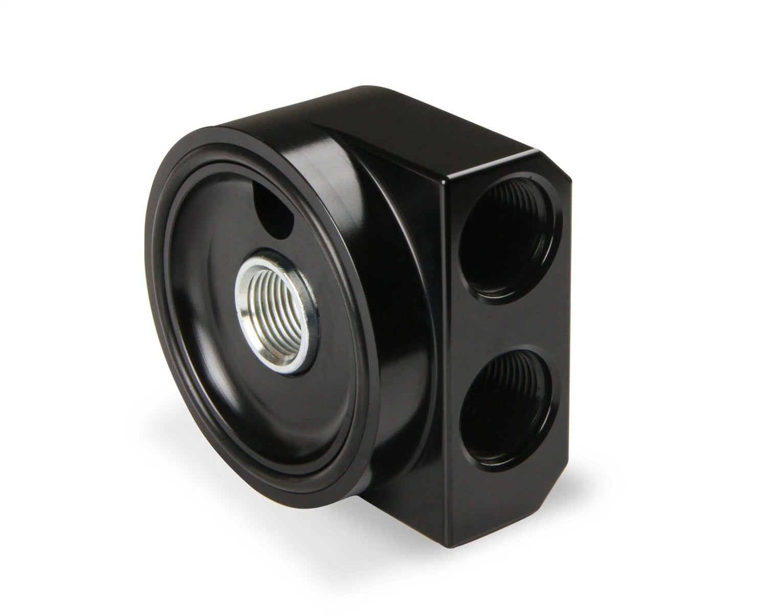 Earl's Performance Plumbing 1179ERL OIL FILTER ADAPTER W/90 DEG -10 ORB PORT