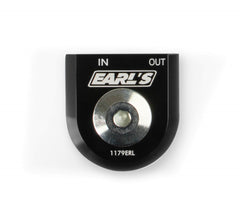 Earl's Performance Plumbing 1179ERL OIL FILTER ADAPTER W/90 DEG -10 ORB PORT