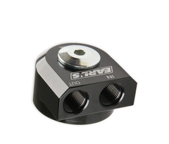 Earl's Performance Plumbing 1179ERL OIL FILTER ADAPTER W/90 DEG -10 ORB PORT
