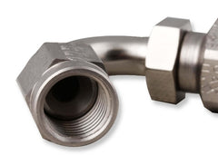 Earl's Performance Plumbing 131206ERL -6 120 DEG. JIC HOSE END - NICKEL PLATED