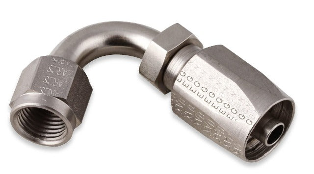 Earl's Performance Plumbing 131206ERL -6 120 DEG. JIC HOSE END - NICKEL PLATED