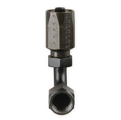 Earl's Performance Plumbing 159106ERL -6 90 DEG. JIC HOSE END BLACK CHROMATE