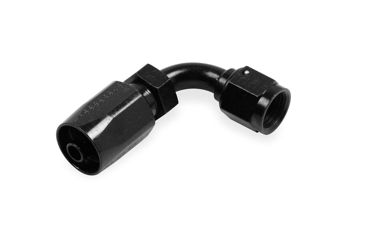 Earl's Performance Plumbing 159106ERL -6 90 DEG. JIC HOSE END BLACK CHROMATE