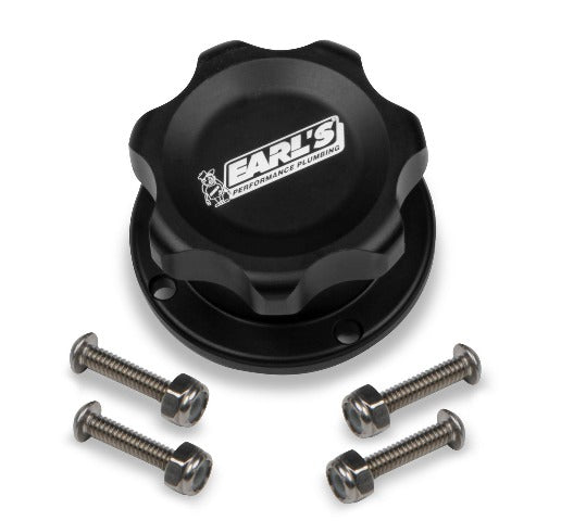Earl's Performance Plumbing 166020ERL BILLET FILLET CAP KIT W/BOLT ON FLANGE