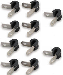 Earl's Performance Plumbing 171005ERL 5/16 Cush. Tubing Clamp, Alum.