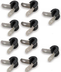 Earl's Performance Plumbing 171006ERL 3/8 Cush. Tubing Clamp, Alum.