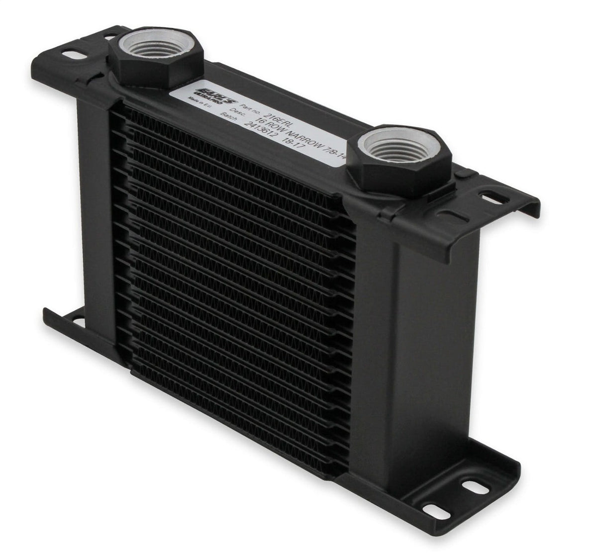 Earl's Performance Plumbing 234ERL 34 ROW ULTRAPRO COOLER NARROW BLACK