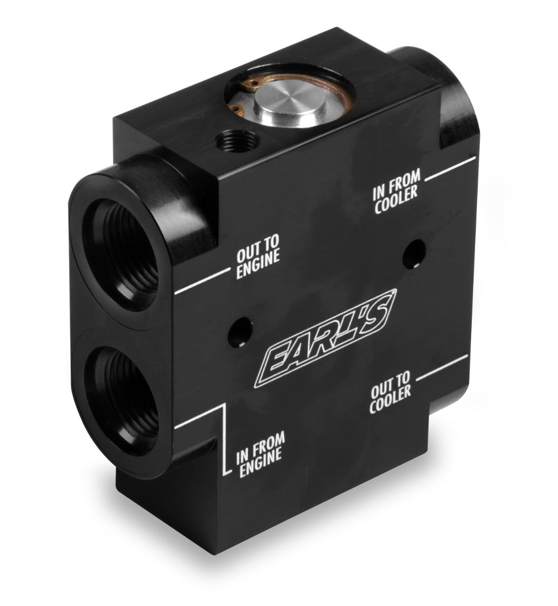 Earl's Performance Plumbing 501ERL OIL THERMOSTAT - BILLET