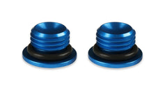 Earl's Performance Plumbing 581303ERL -3AN LOW PROFILE PORT PLUG, BLUE, 2PK