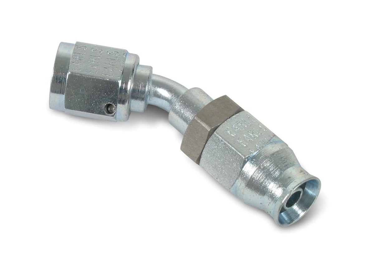 Earl's Performance Plumbing 604706ERL -6 45 Deg. Steel Tube Adj.