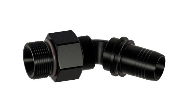 Earl's Performance Plumbing 644486ERL -8 45 DEG. ULTRAPRO CRIMP HOSE END TO 9/
