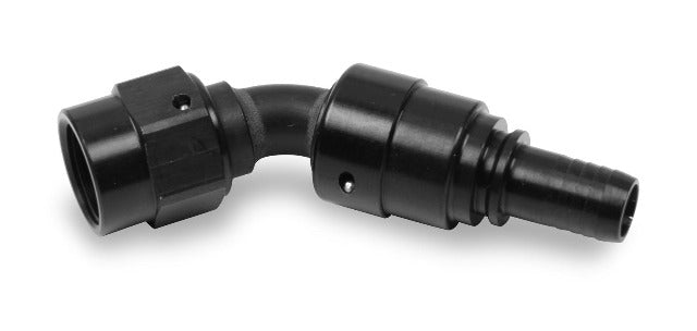 Earl's Performance Plumbing 684410ERL -10 45 DEG. ULTRAPRO CRIMP-ON SWIVEL HOS