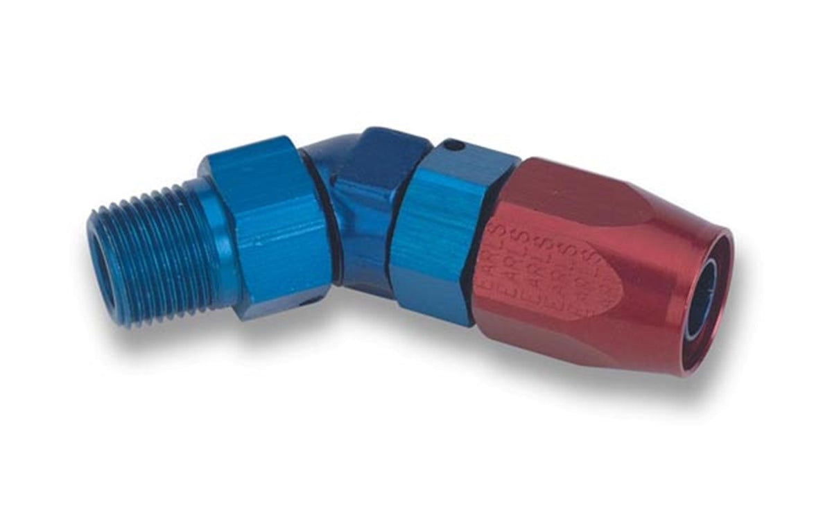 Earl's Performance Plumbing 824510ERL 45 Deg. 1/2 NPT to -10 Hose