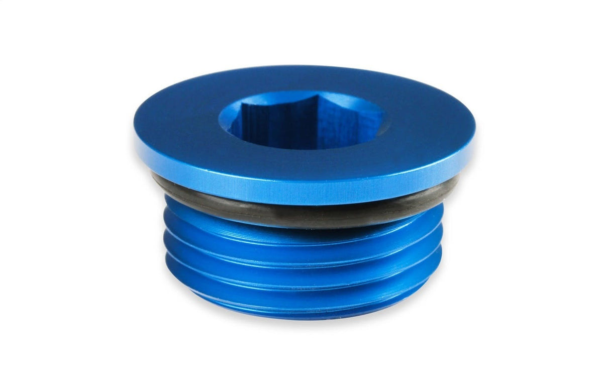 Earl's Performance Plumbing 981310ERL -10AN LOW PROFILE PORT PLUG, BLUE