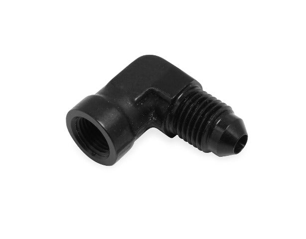 Earl's Performance Plumbing 998604ERL -4 90 DEG to 1/8 NPT AL GAUGE ADAPTER