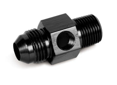 Earl's Performance Plumbing AT100198ERL BLACK -8 FUEL PRESSURE GA ADAPTER
