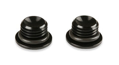 Earl's Performance Plumbing AT581303ERL -3AN LOW PROFILE PORT PLUG, BLACK, 2PK
