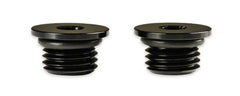 Earl's Performance Plumbing AT581306ERL -6AN LOW PROFILE PORT PLUG, BLACK, 2PK